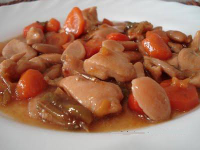 Pollo con almendras